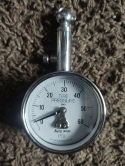 AutoMeter Auto Gage mechanical tire pressure gauge, 0-60 PSI model 2343