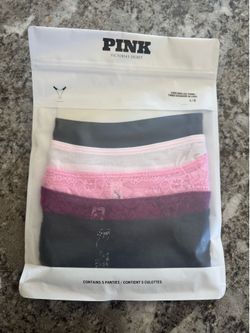 Victoria's Secret Pink Lace Panties Pack Size Large