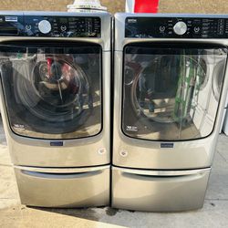 MAYTAG. WASHER AND DRYER 