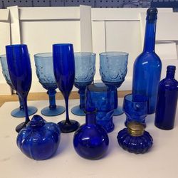 Wine Glass/Cobalt Blue Collection 