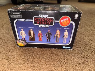 Star Wars Retro Collection Phantom Menace 6-Figure Set Target Exclusive SEALED