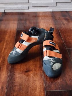 Tenaya Ra Climbing Shoes Orange Gray EU 37.5 US Women's 6.5