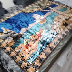 Wall Art Canvas Tapestry/ Wall Carpet Art