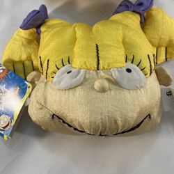 Rugrats Angelica Plush 6" Bean Bag Heads Vintage 1998