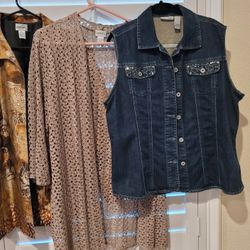 3 Chico's Accent Jackets 