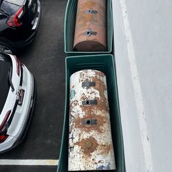 Two 250 Gallon Oil Tanks