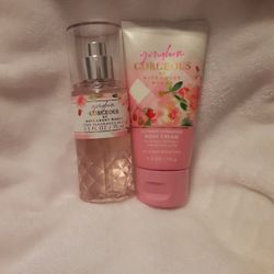 Bath & Body Works 2PC Mini SET GINGHAM GORGEOUS 