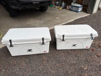 2 Orca coolers 75 qt