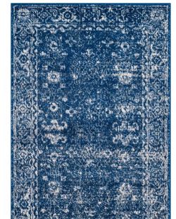 New 3x5’ Safavieh Evoke Rug Navy/Ivory