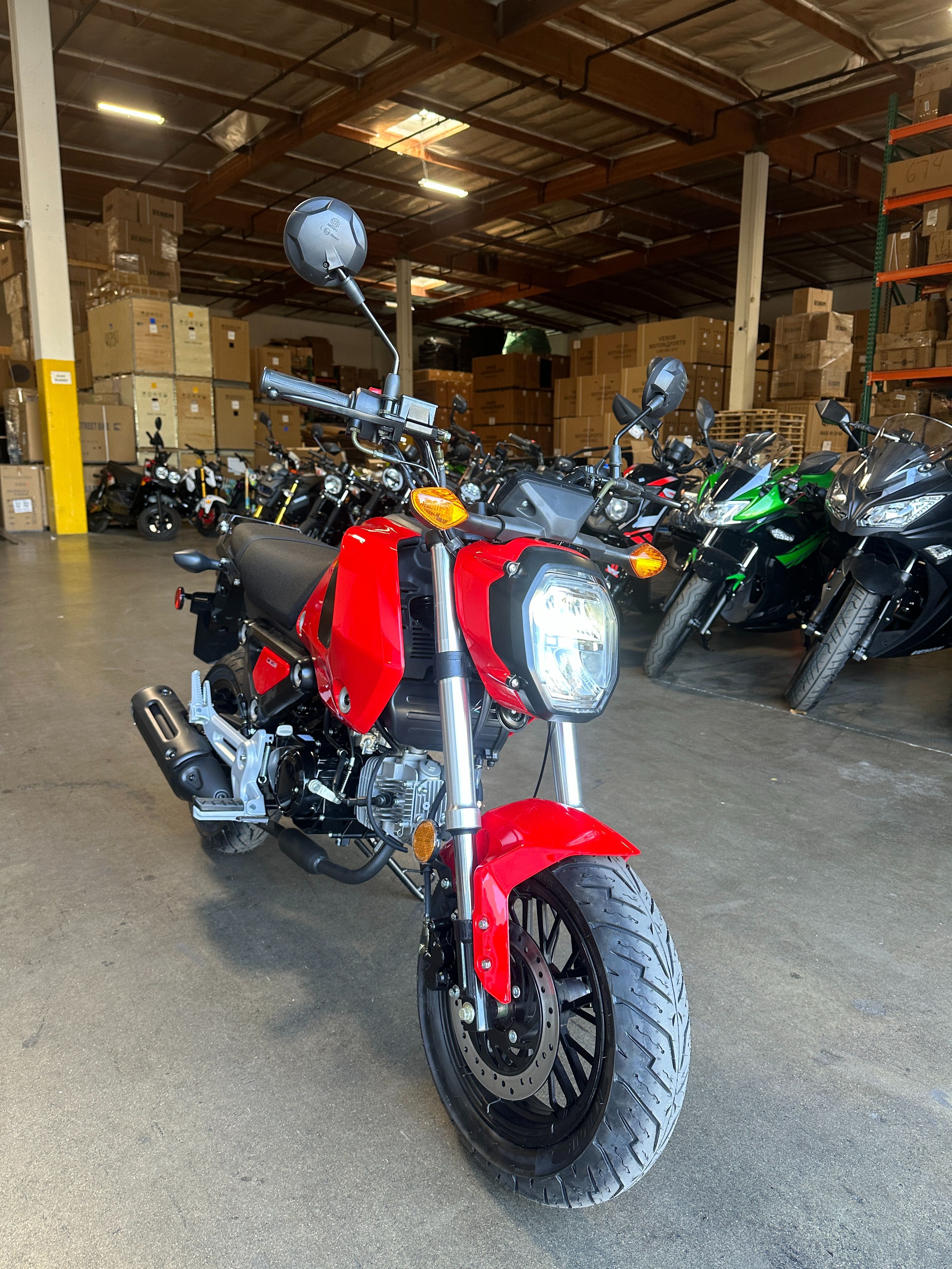 Vader Grom Clone 125cc Generation III Motorcycle Street Legal 4-Speed