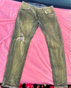 Purple Brand P001 Distressed Skinny Jeans Size 34