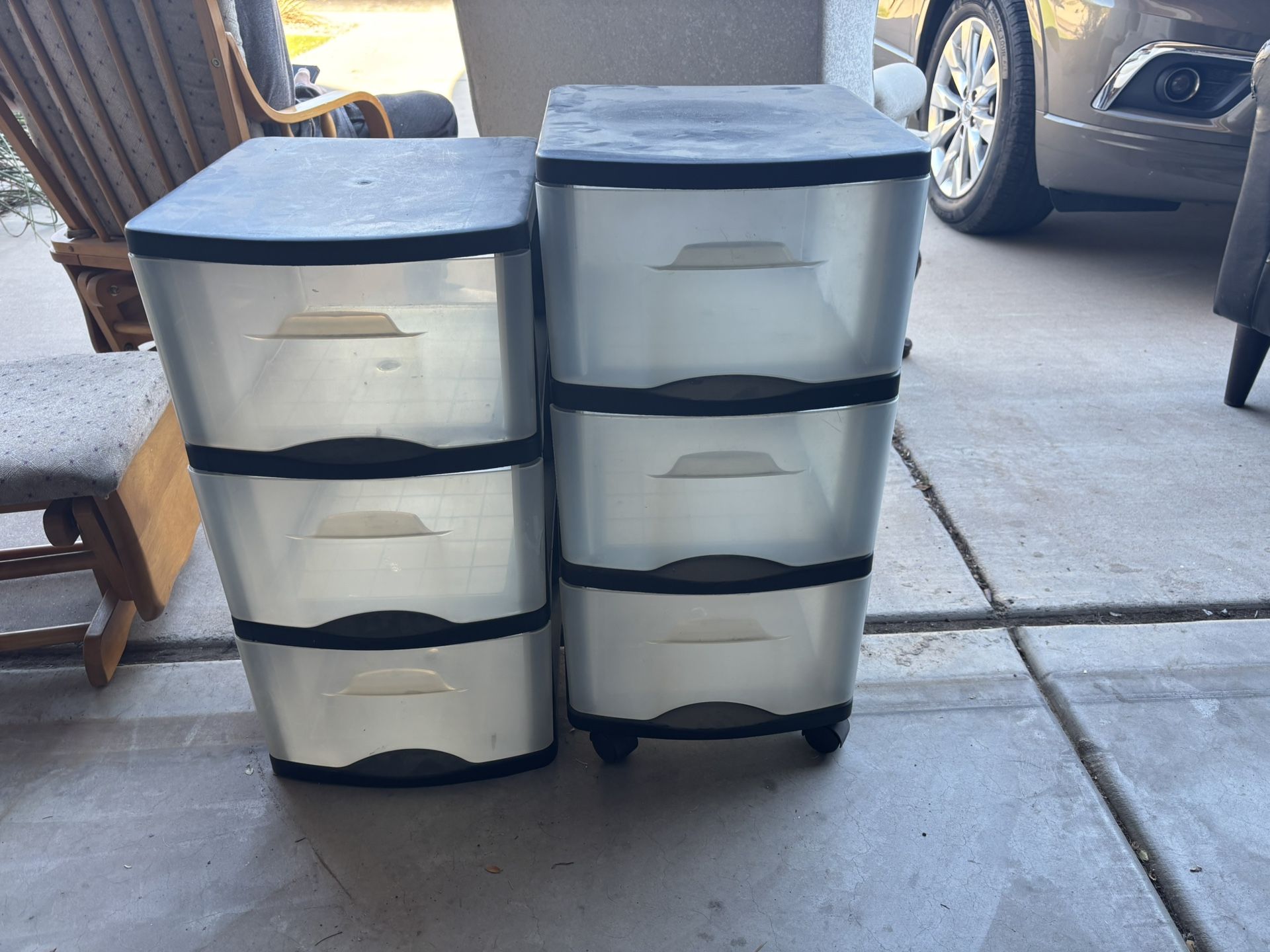 3 Drawer Storage Bins