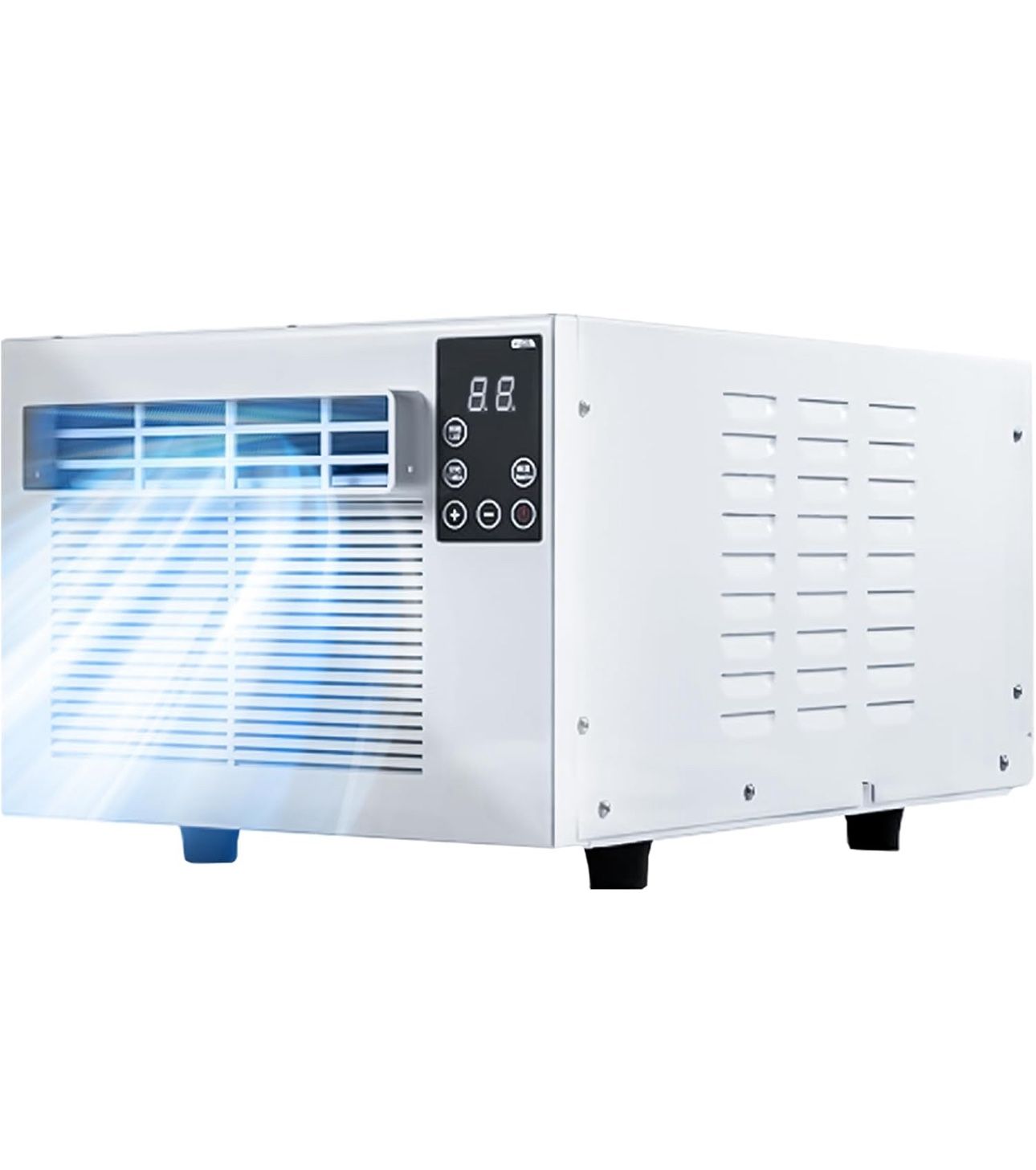 Portable mini air conditioner without external unit,compact size Dehumidifier,indoor/outdoor design,for bedroom,kitchen,rental home,dormitory,mosquito