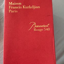 Maison Francis Kurkdjian Paris Baccarat Rouge 540