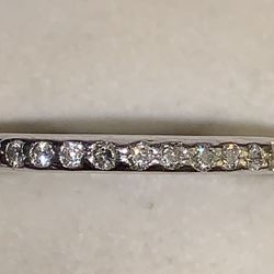 Diamond Eternity Ring In 14K White Gold