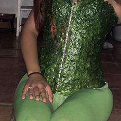 Poison Ivy Corset Costume DIY