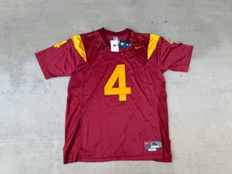 Nike Team USC Trojans Jersey Stitched Mens size XL Length +2 NWT