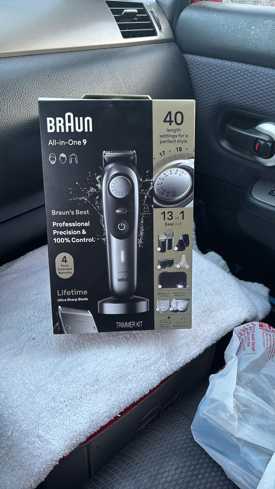 Braun All In One 9 brand new inbox never used paid 119+ tax will take $80 cash only