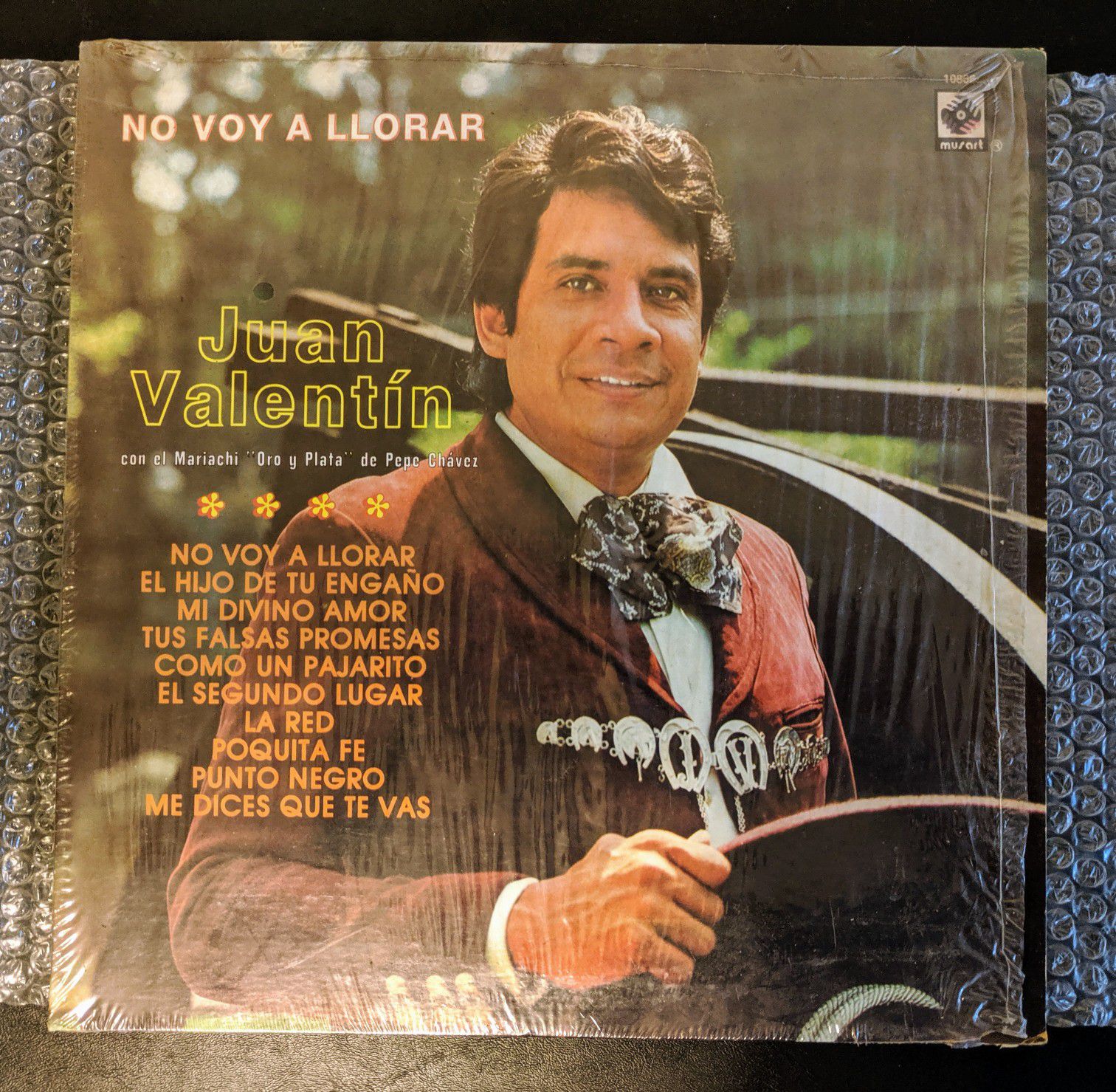 JUAN VALENTIN: NO VOY A LLORAR 12" LP (VG+) Ranchera, Mariachi, Norteño, Tejano