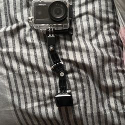 Go Pro With GoPro Mount. 