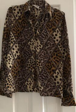 Shirt / Blouse Animal Print Size 14 Women’s