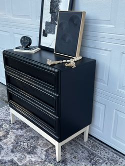 3-Drawer MCM Style Dresser /Chest Of Drawers