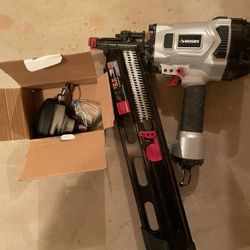 Husky 22 Degree Nailer And Palm Nailer