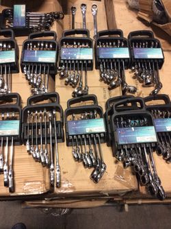 7;pc Wrench Set Metric. Juego De Llaves Métricas De Ratchet
