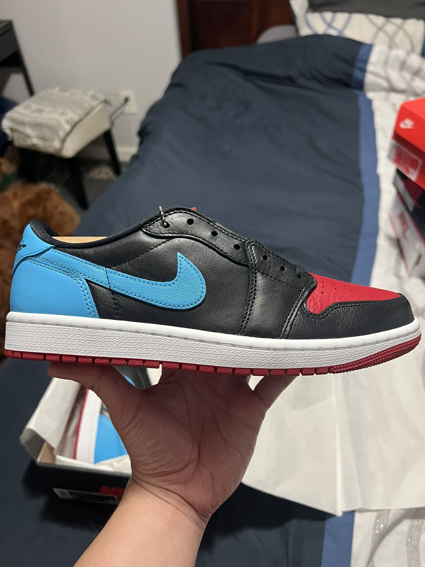 Jordan 1 Low NC to Chi (Size 9.5 Women Or Size 8 Men)