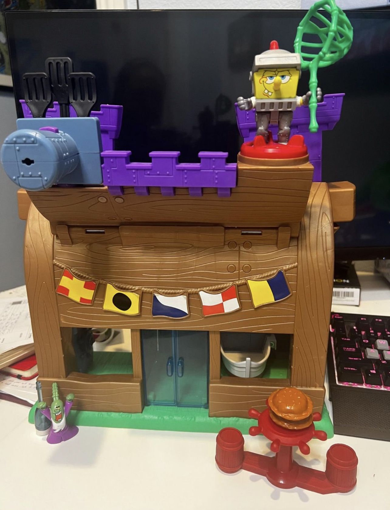 Spongebob Squarepants Imaginext Krusty Krab Kastle Set