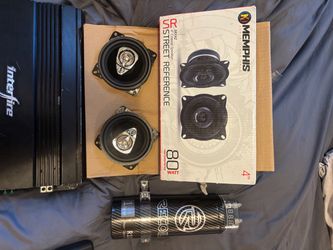 Car Audio Bundle – Memphis Speakers, Amp & Capacitor