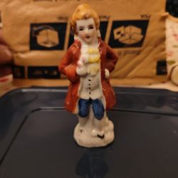 Occupy Japan Figurine "Man In Red Jacket"