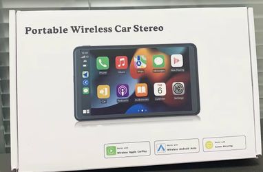 7’inch CarPlay portable wireless  touchscreen