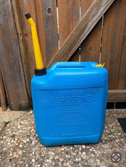 5  gallons empty gas container