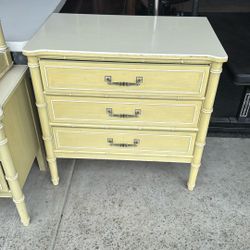 Small Dresser,  Night Stand With Chair and Mirror.