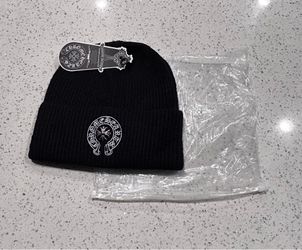 Chrome Hearts Black Beanie OS / One Size