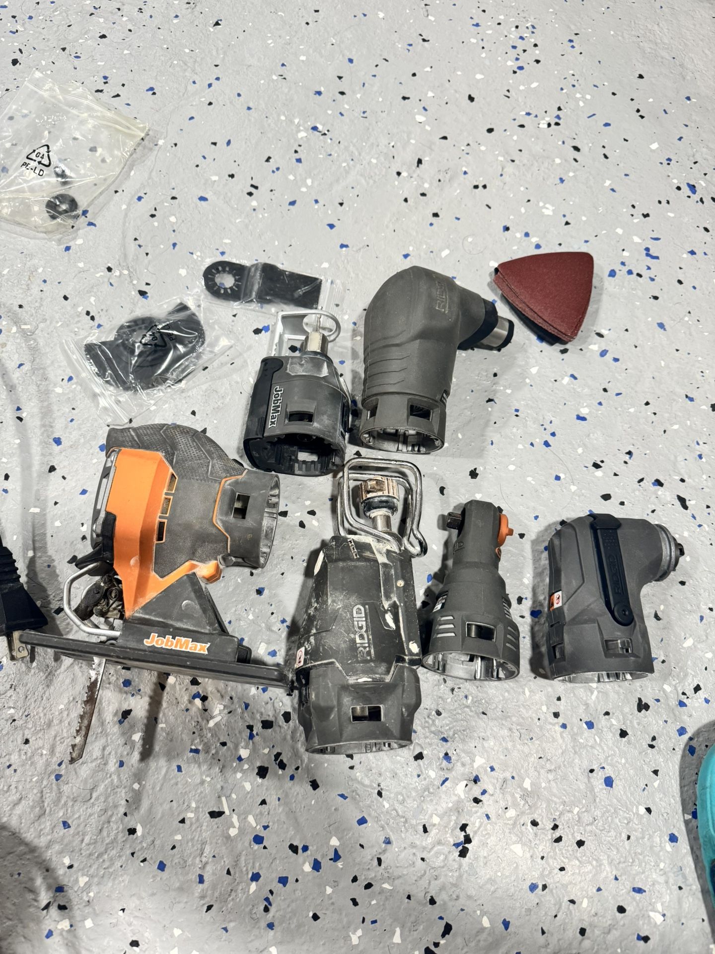 Ridgid Corded Multi Tool With Attachment.