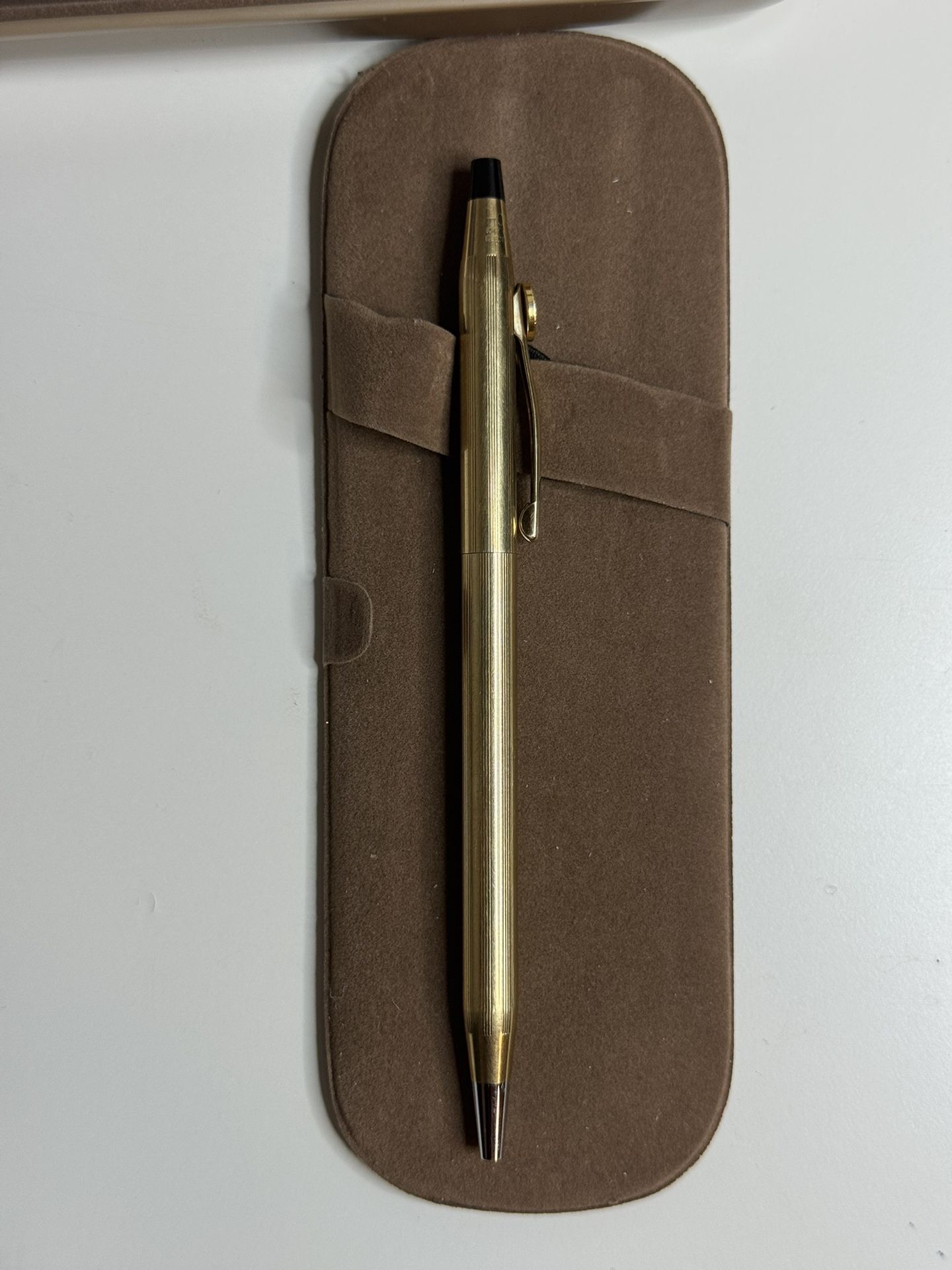 Vintage Cross 10KT Gold Filled USA Electroplated Ballpoint Pen 90’s-2000’s