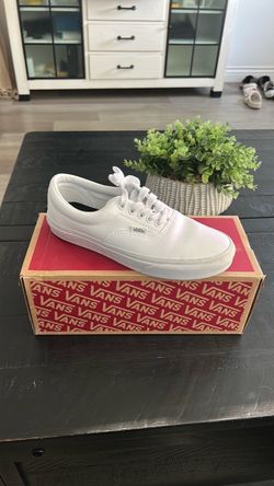 Era Leather white Vans M6.5, W 8