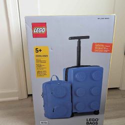 Lego Suitcase + Backpack (Blue)