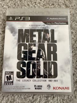 Metal Gear Solid: The Legacy Collection PS3