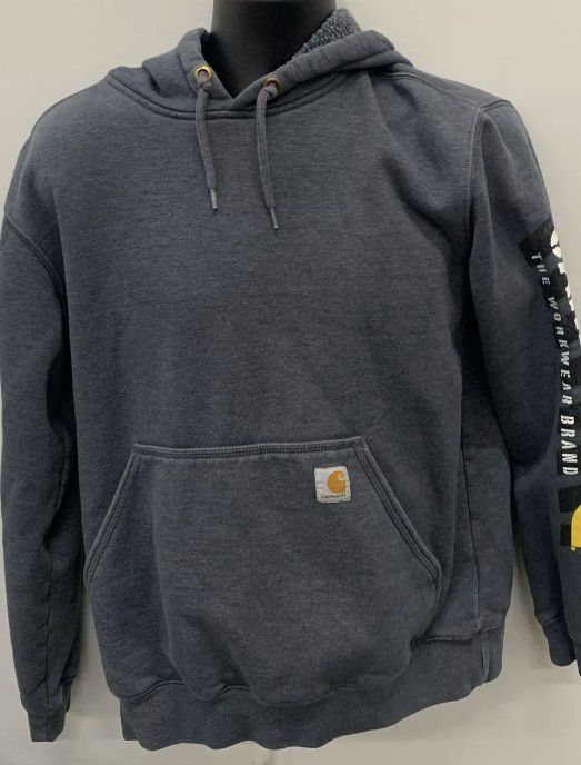 Carhartt Original Fit Men's Gray Hoodie Sweater Size Medium 