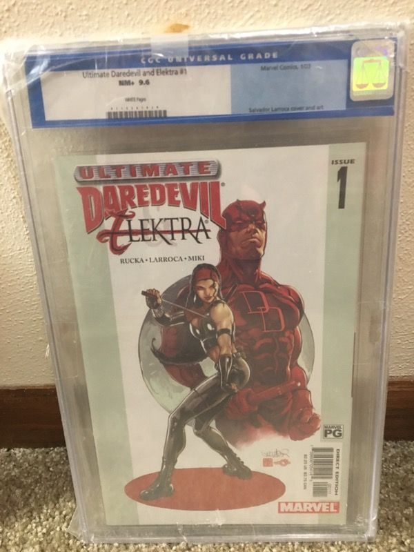Daredevil Defenders Electra comic book