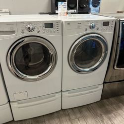 Lg washer and dryer set electric