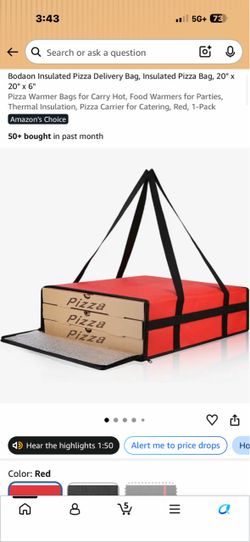 Bodaon Insulated Bag 20x20x6