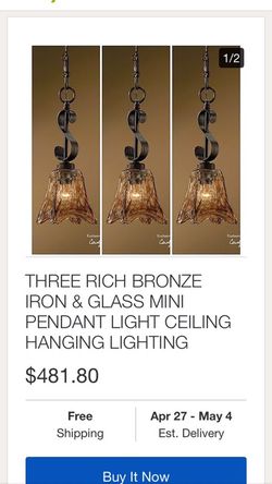 pendants and chandelier