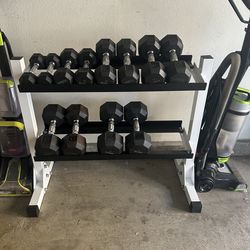Dumbbell Set 5-30 with Rack