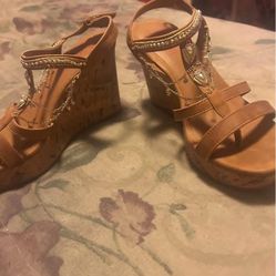 Female Wedge Dress Heels 
