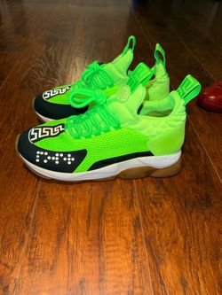 Versace Chain Reaction Sneakers – Neon Green / Black