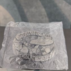 Star Trek 3 The Search For Spock Vintage Metal Belt Buckles